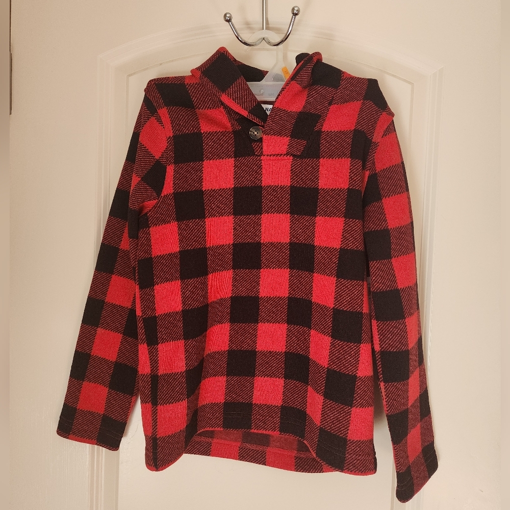 Old navy Plaid Pullover Hoodie
